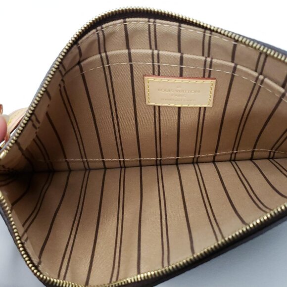 Louis Vuitton Neverfull Wristlet Clutch Monogram White Lux-360-090225 - Picture 10 of 12